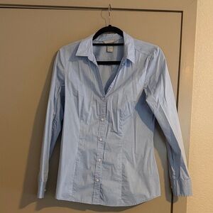 Light Blue Women’s Button Down Shirt